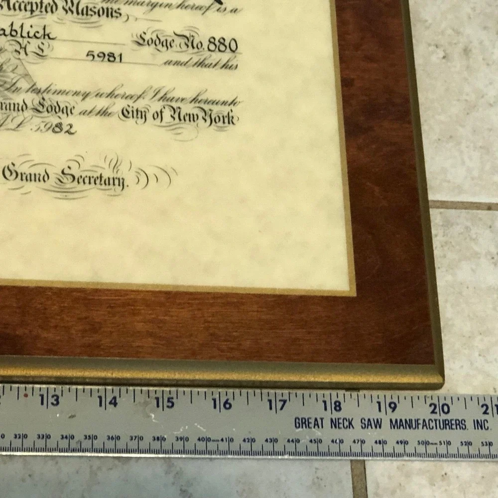 N/A lot certificates